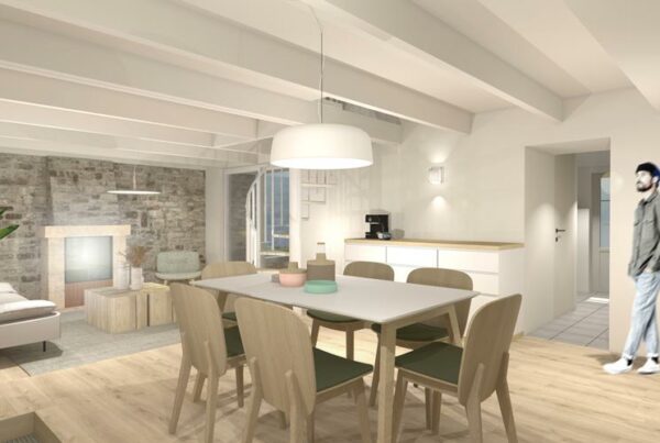 Rénovation penty à Argol : intérieur Brest Finistère Architecture