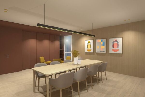 Aménagement de bureaux à Brest : salle de réunion