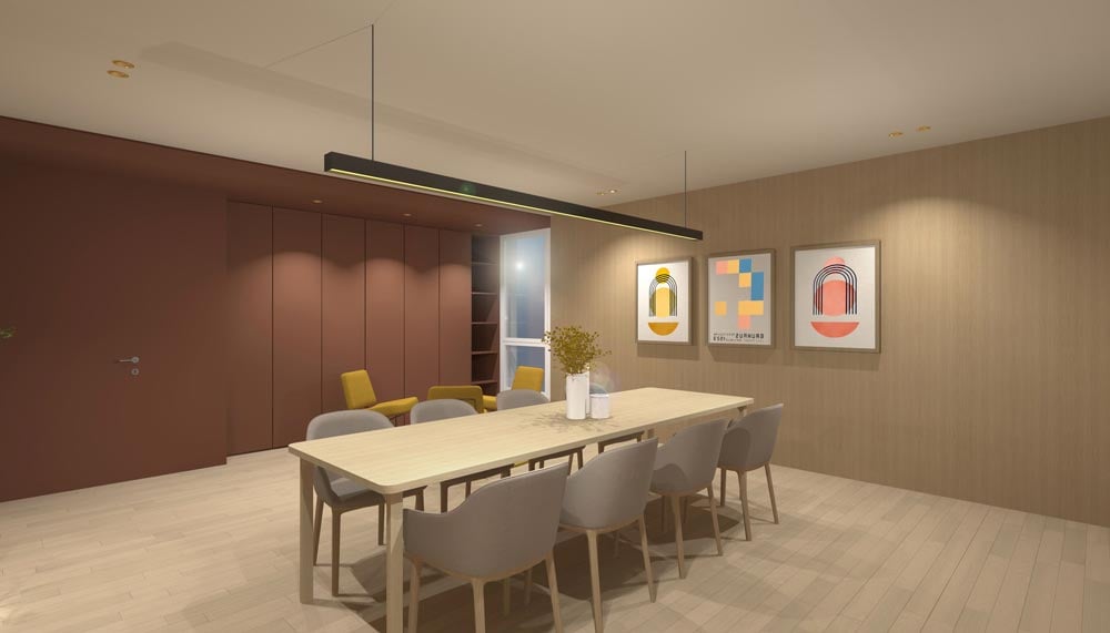 Aménagement de bureaux à Brest : salle de réunion